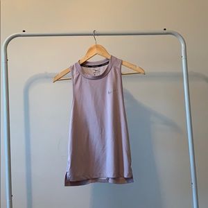 Nike running Dry-fit blush pink tank